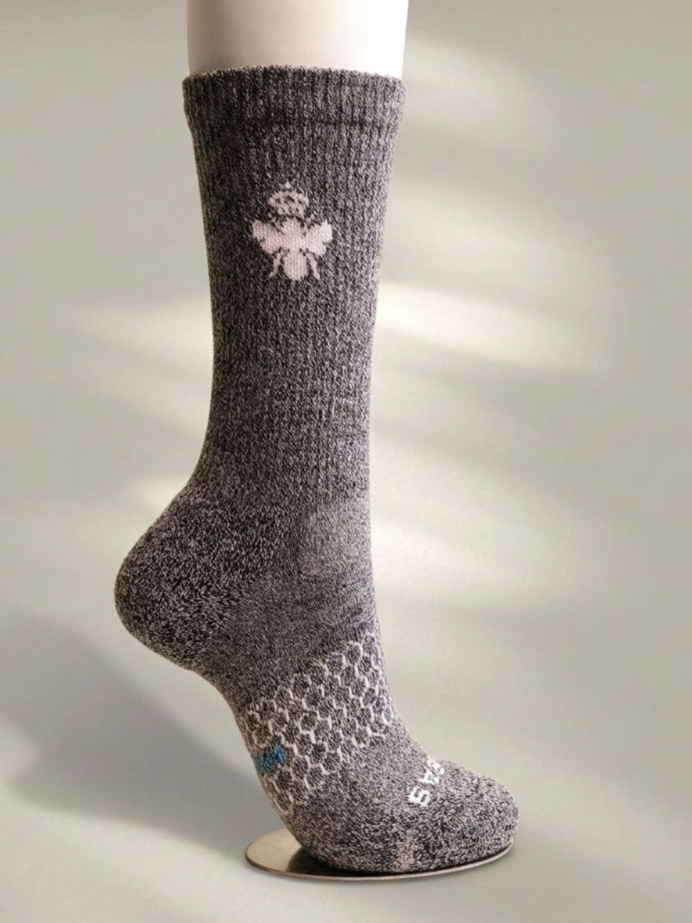 Bombas Calf Socks Gray | Size L